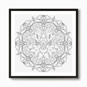 Egyptian Mandala 02 Art Print