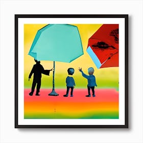 Umbrellas 6 Art Print