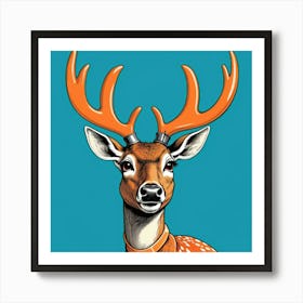 Deer! 3 Art Print