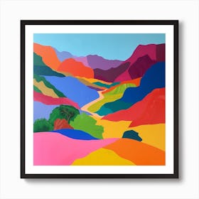 Abstract Travel Collection Equatorial Guinea 1 Art Print