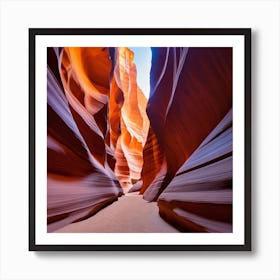 The walls of the canyon 2 Art Print