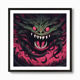 Demon Face Art Print