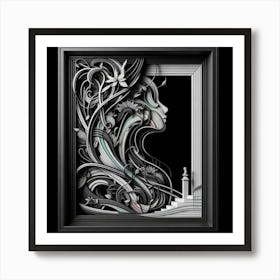 Portrait Of A Woman Art Print