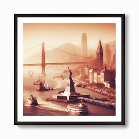 San Francisco Cityscape Art Print