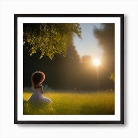 The Ray of love Art Print