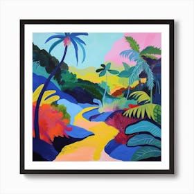 Abstract Travel Collection Panama 1 Art Print