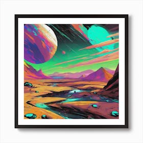 Planets Art Print