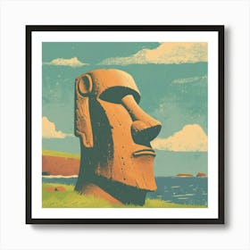 Easter Island Art Print