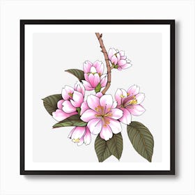 Cherry Blossoms 3 Art Print