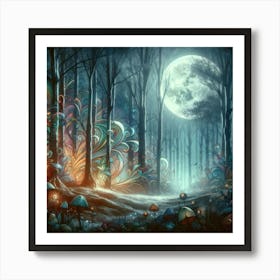Moonlit Magic 6 Art Print