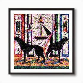 An Exquisite Piece Of Wall Art Showcasing A Captivating Blend Of Bold Brushstrokes And Intricate De Art Print