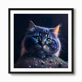 Cat Galaxy (50) Art Print