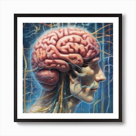 Human Brain 26 Art Print