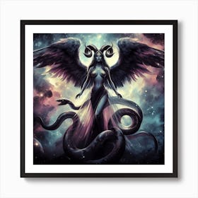 Demon Goddess 2 Art Print