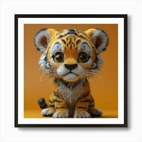 Tiger Cub 6 Art Print