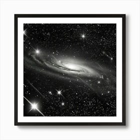 Galaxy In The Night Sky 1 Art Print