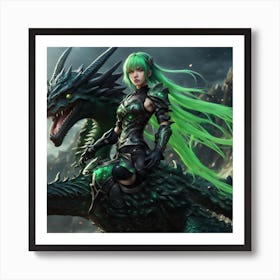 DragonRider V1 Art Print