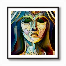 Hecate Glass Mosaic 4 Art Print