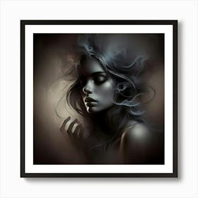 Dark Beauty Art Print