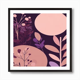 Abstract Floral Pattern Art Print