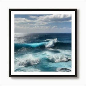 Ocean Waves Art Print