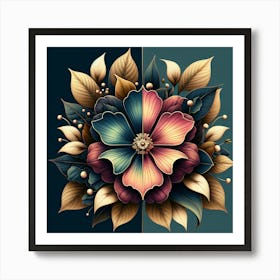 Flower Painting 4 Art Print