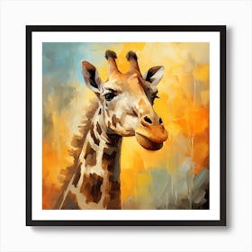 Giraffe 11 Art Print