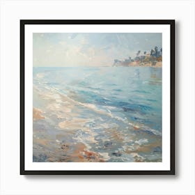 Painting Beach South of France Art Print