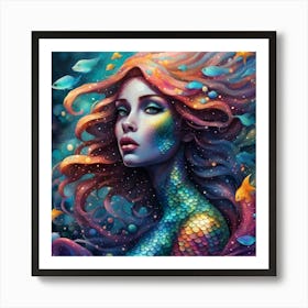 Ethereal Mermaid Art Print