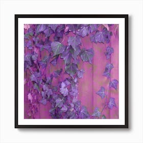 Purple Ivy Art Print