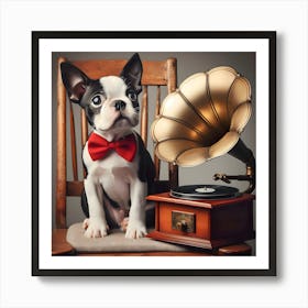 Boston Terrier~Reimagined 10 Art Print