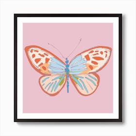 Butterfly Maui Square Art Print