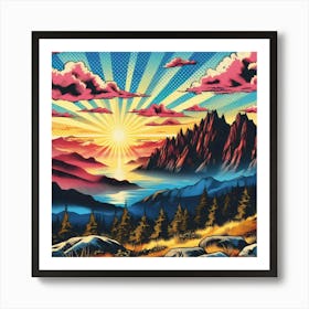 Enchanted Horizon 4 Art Print