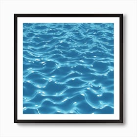 Realistic Water Flat Surface For Background Use (29) Art Print