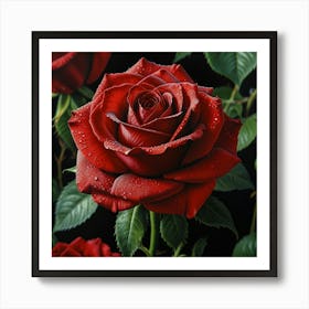 Red Roses Art Print