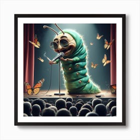 Mr Caterpillar Art Print