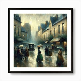 Rainy Day In Paris Art Print Art Print