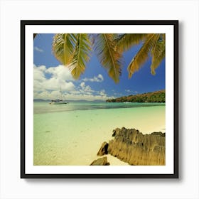 Tropical Beach - Beach Stock Videos & Royalty-Free Footage Art Print