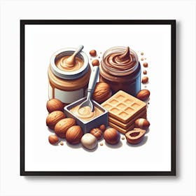 Peanut Butter Illustration Art Print