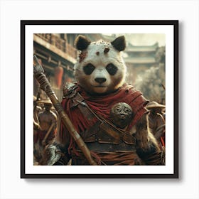 Panda Warrior Art Print