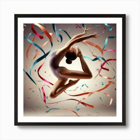 Acrobatic dancer 5 Art Print