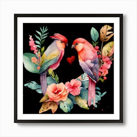 Love Birds Art Print