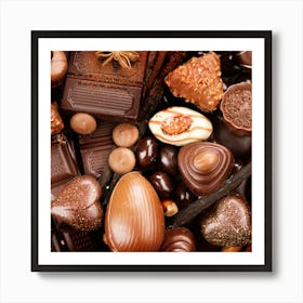 Chocolates Art Print