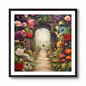 Garden Path 4 Art Print