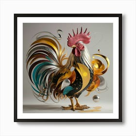 Rooster Art Print