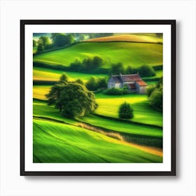 House In The Countryside 8 Art Print