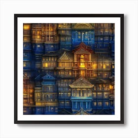 San Francisco Cityscape Art Print