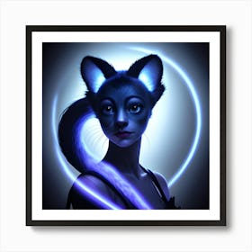 Sexy Cat Art Print