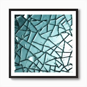 Broken Glass 3 Art Print