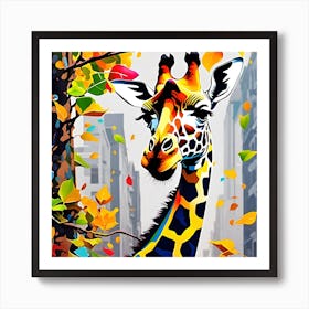 Giraffe Art Print